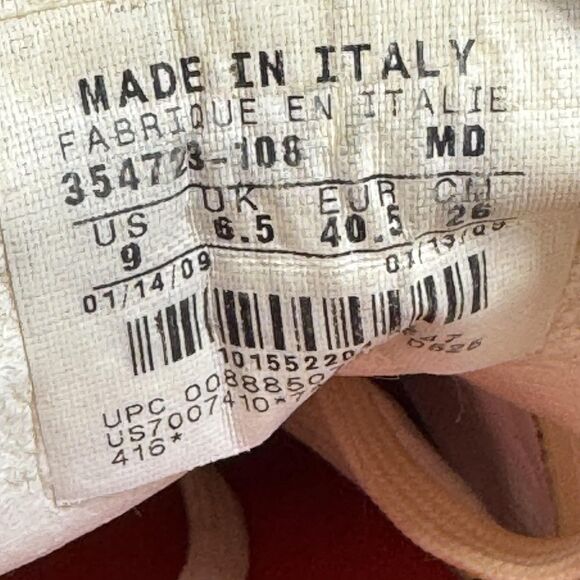 Nike Mercurial Vapor Soccer Shoes Womens Size 9 White Red FG Cleats 354723-108 - Picture 10 of 11